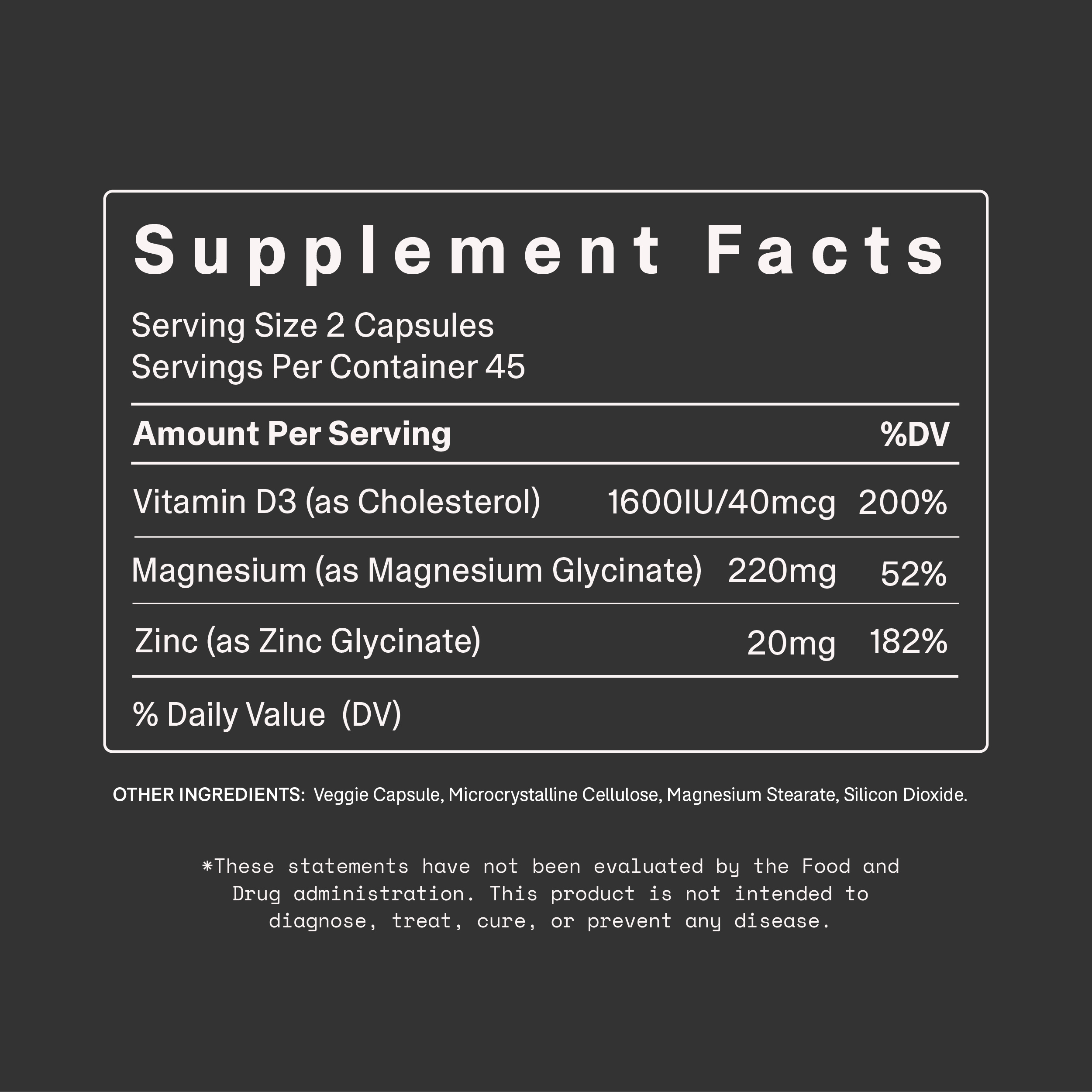 FutureNutra MagniShield Trio Magnesium Glycinate Zinc Glycinate & Vitamin D3 Supplement, High Absorption Formula for Bone,lmmune, Muscle & Cognitive Support,90 Capsules - Image 6